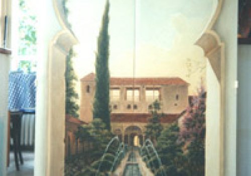 Les jardins de l'alhambra