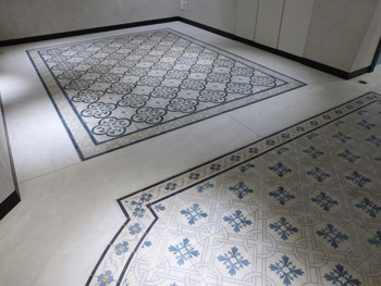 Mosaic "carpet" for the CAESAREA Foundation