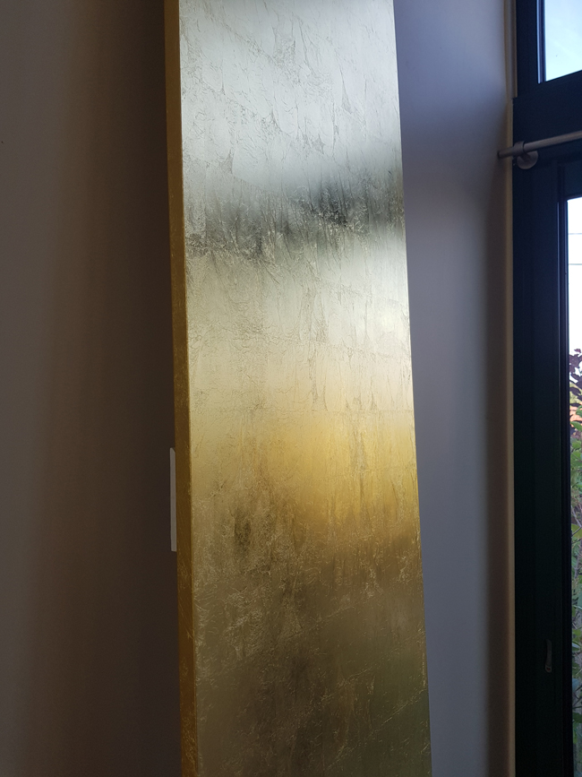 Gold leaf on panels