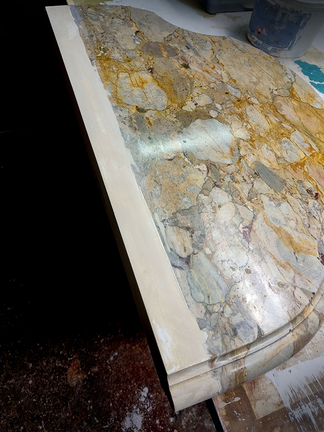 Faux marble fitting